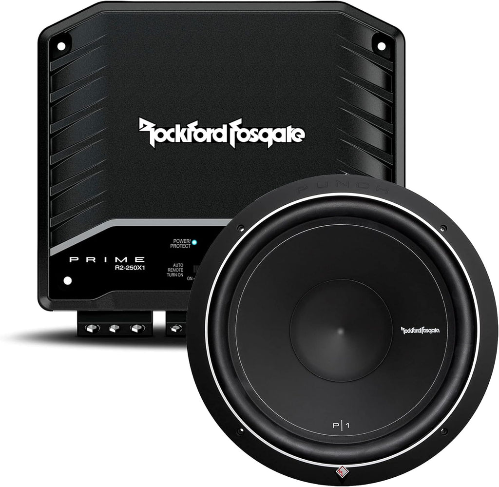 15" 2-Ohm Subwoofer with 250 Watt Mono Amplifier E4483