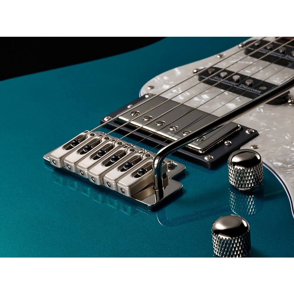 Teal Green Metallic Electric Guitar Q430388
