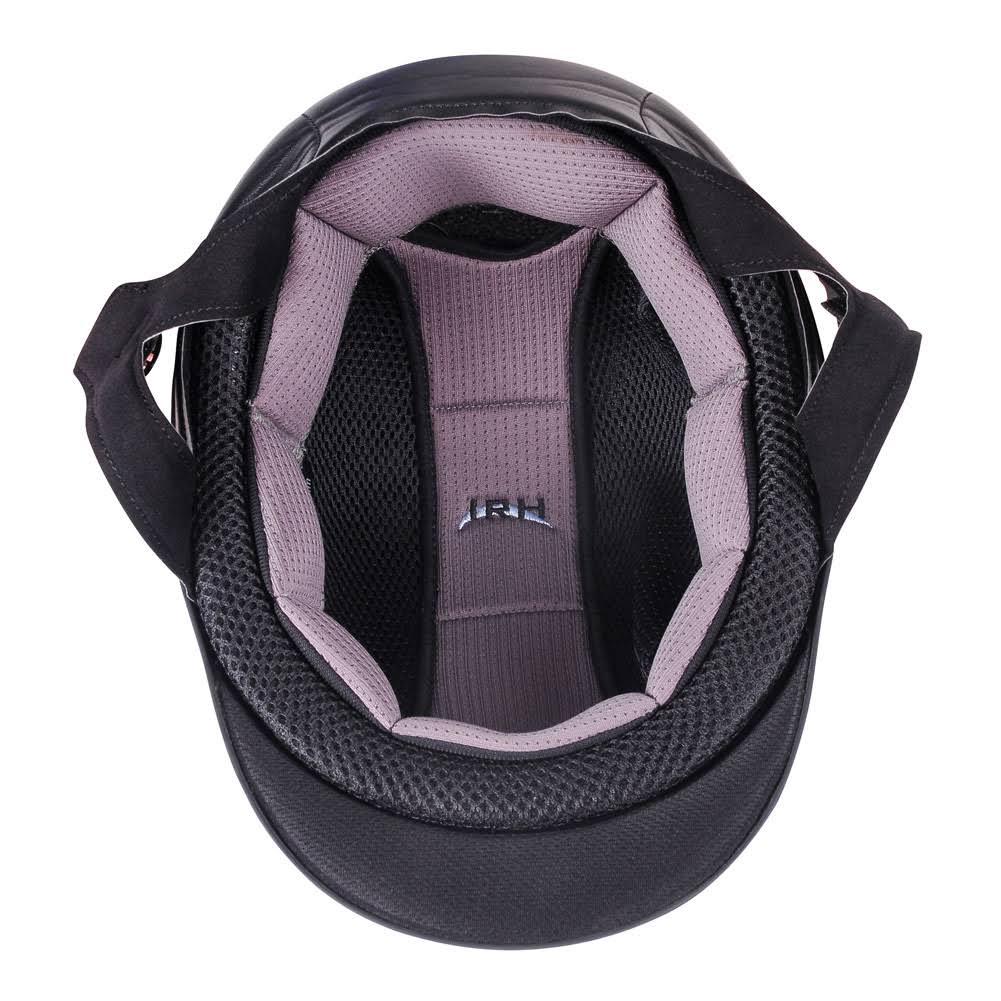 Matte Black Suede Vent Helmet F4084