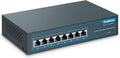 8 Port Gigabit PoE Switch, 120W, Metal, Pack of 2 H847945