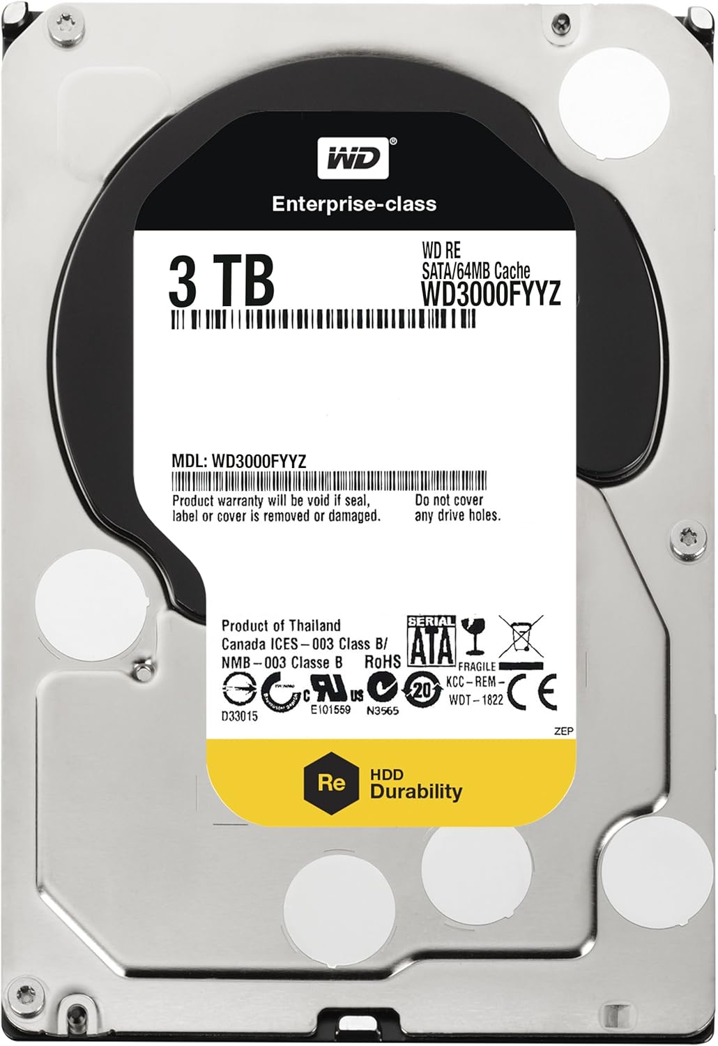 3 TB 7200 RPM SATA III Enterprise Hard Drive T9952