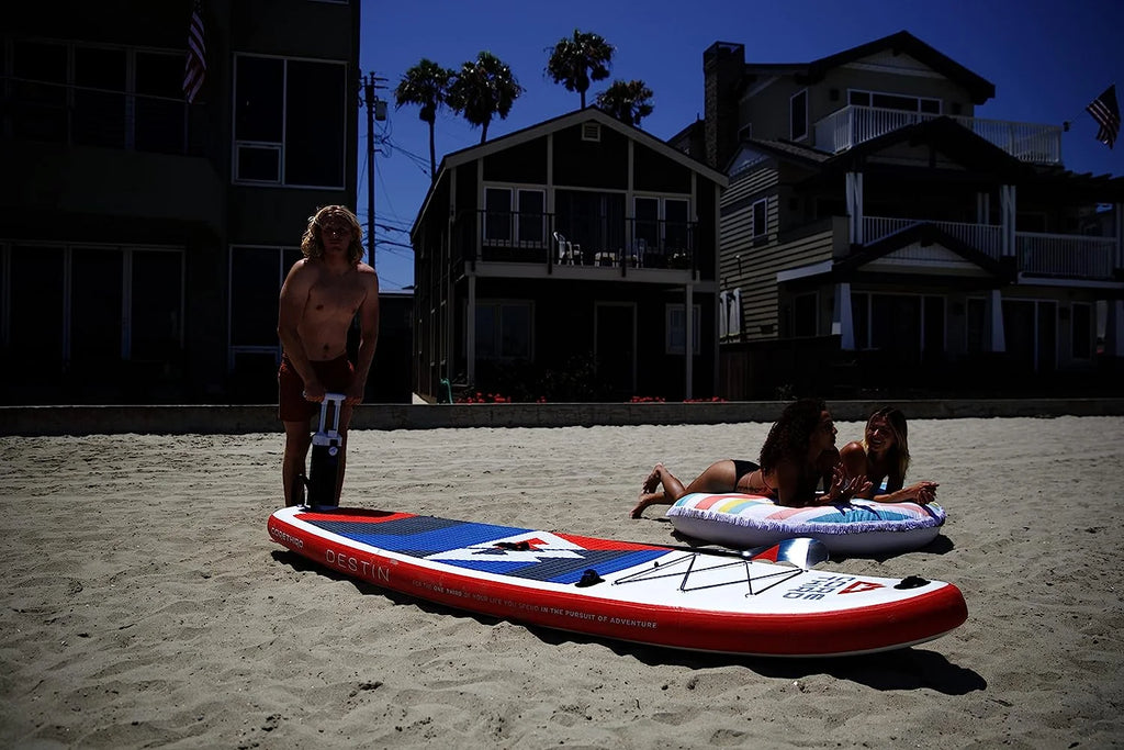 10'6" Inflatable Paddle Board with Complete SUP Kit S617326