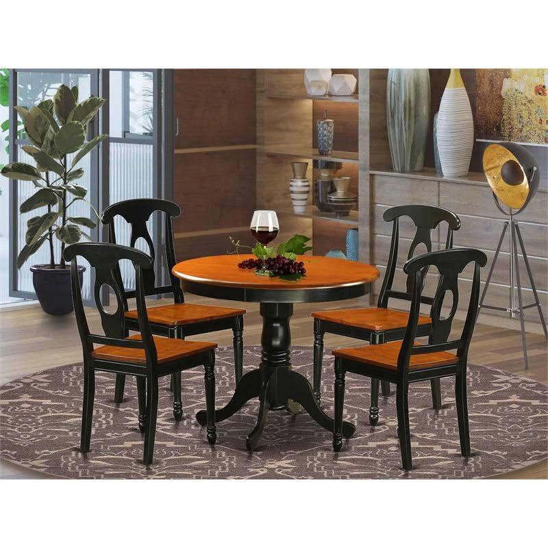 5-Piece Solid Wood Dining Set V751660
