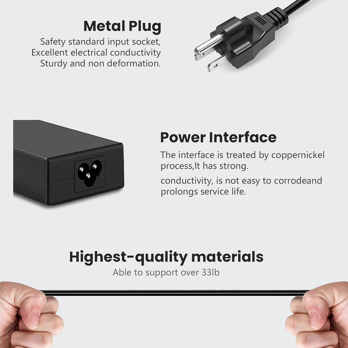 200W AC Adapter Power Charger Pack of 2 N33569