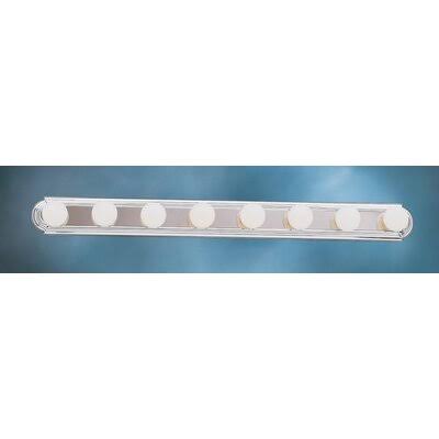 Chrome 8-Light Bath Bar O675