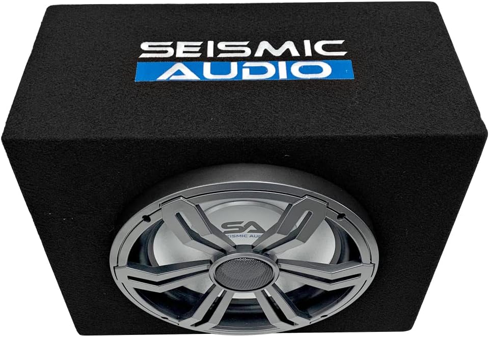 10 Inch 500 Watt Car Audio Subwoofer Enclosure with RGB Illumination K962843