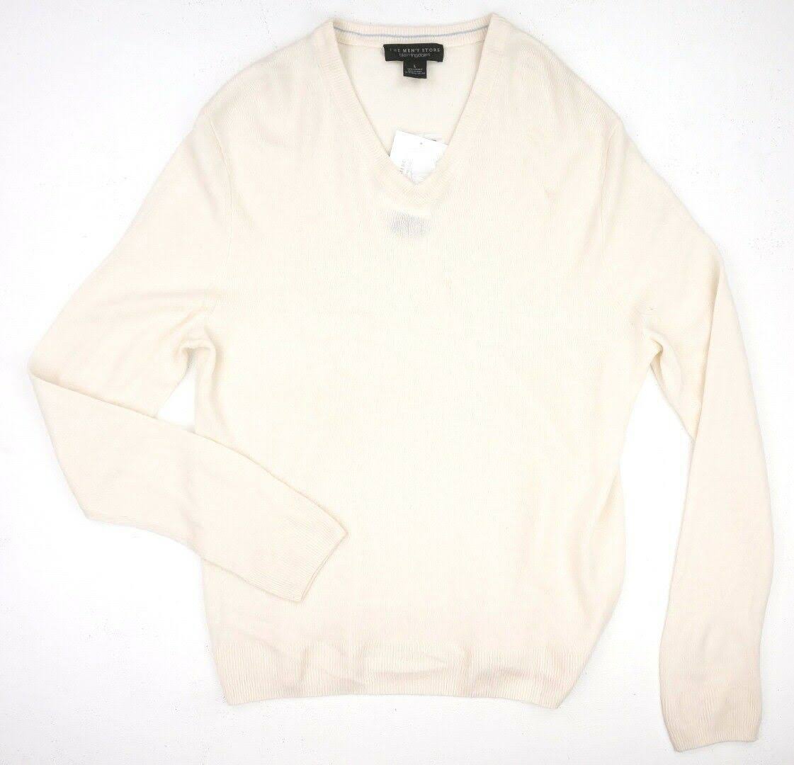 Ivory Cashmere V-Neck Sweater W277420