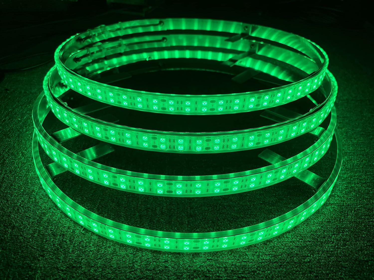 15.5" IP68 Green LED Wheel Rim Lights for Truck Z56955