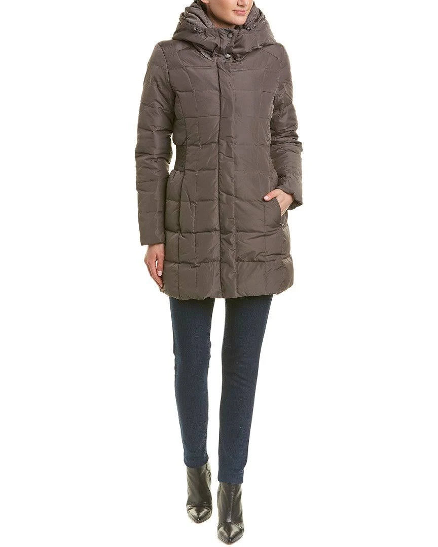 Carbon Hooded Down Puffer Coat L172598