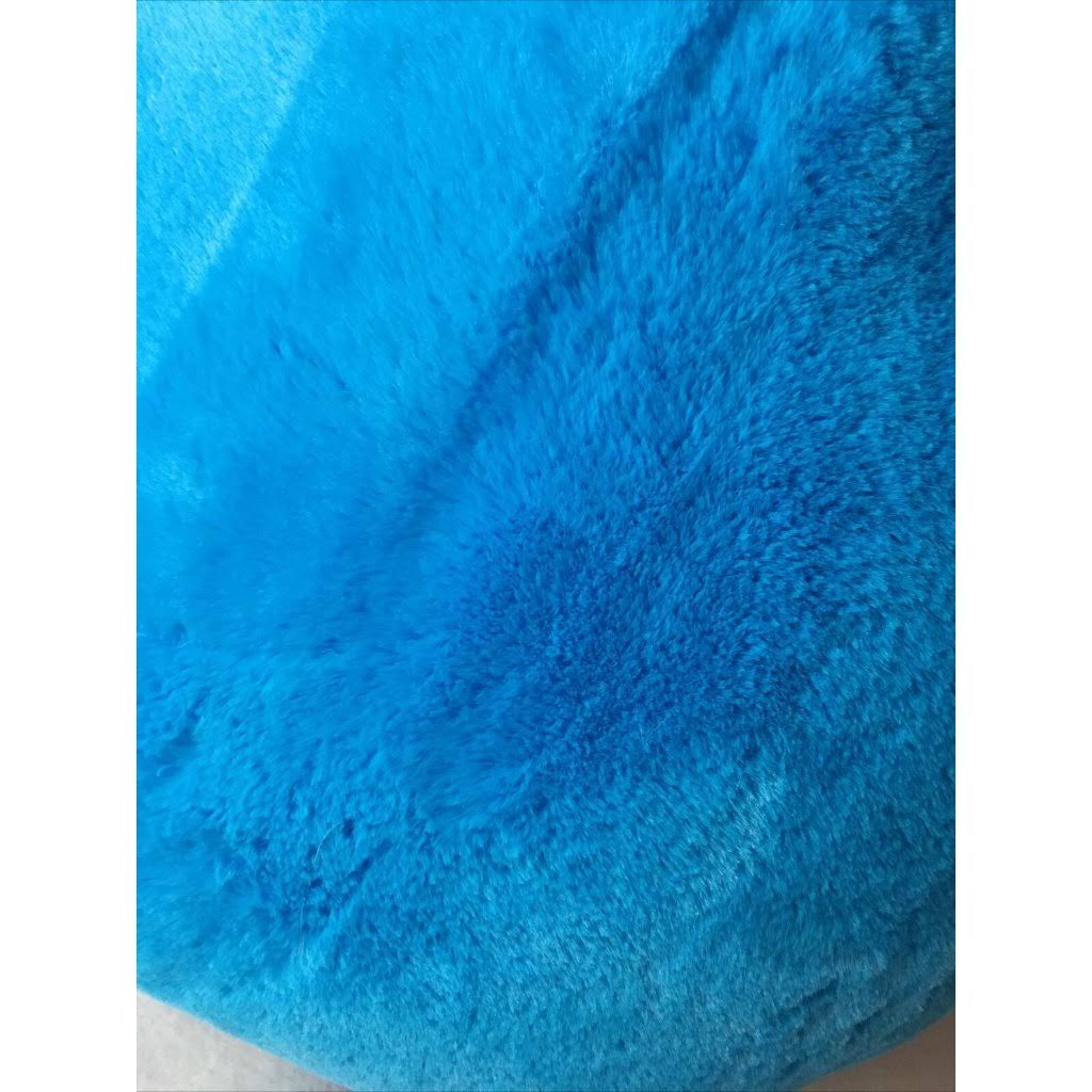 Blue Mustache Bunny Plush E513