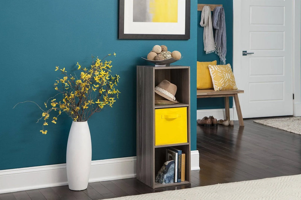 Natural Gray 3-Cube Organizer Q5977