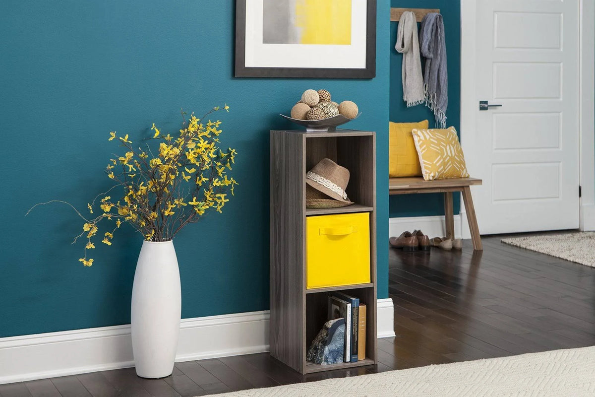 Natural Gray 3-Cube Organizer Q5977