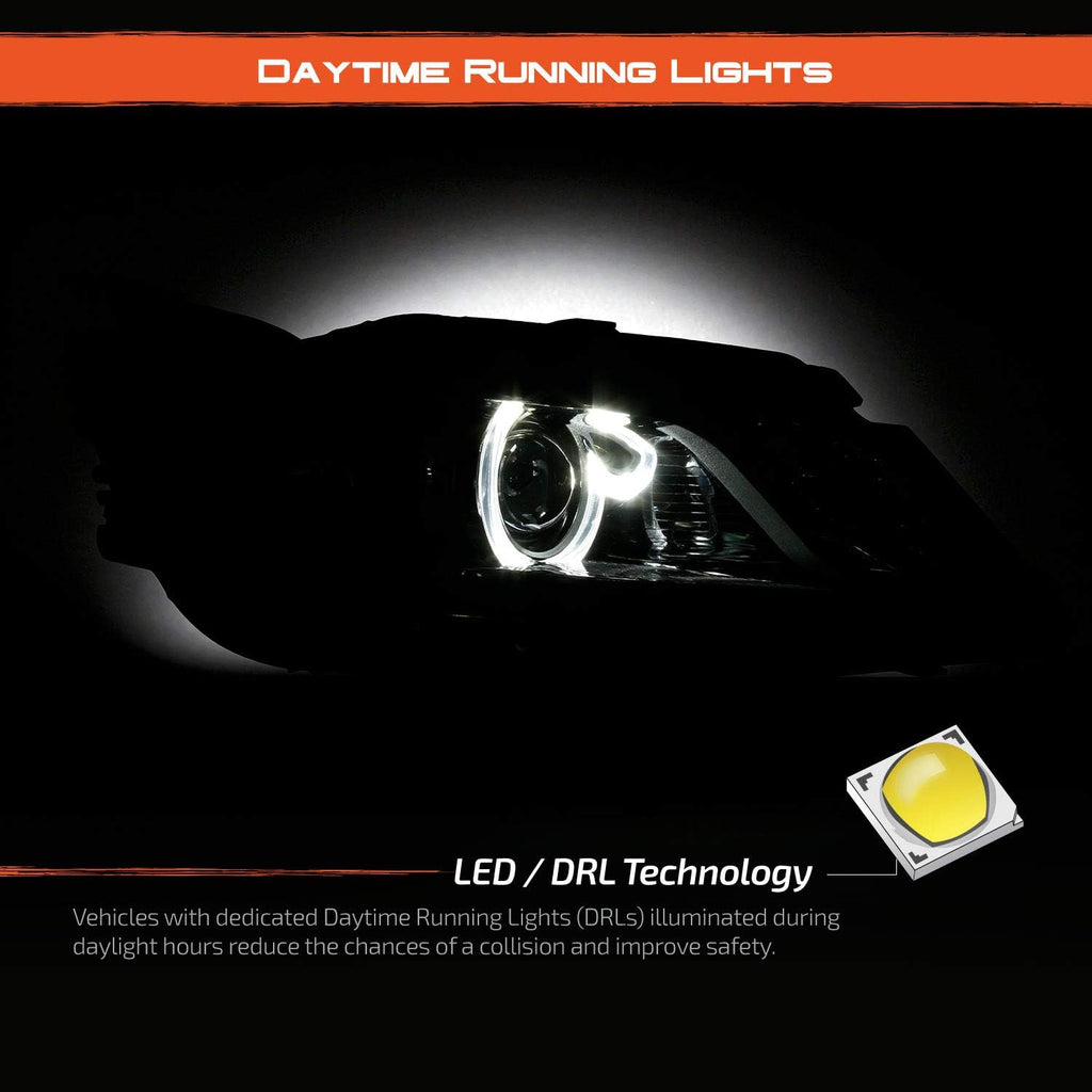 Projector Black Headlight Passenger Right S106