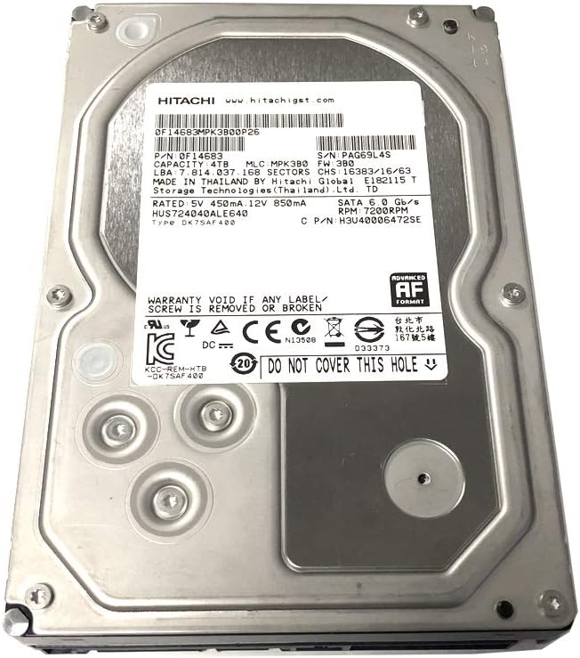 3.5-Inch 4TB 7200RPM SATA III Enterprise Hard Drive B45820