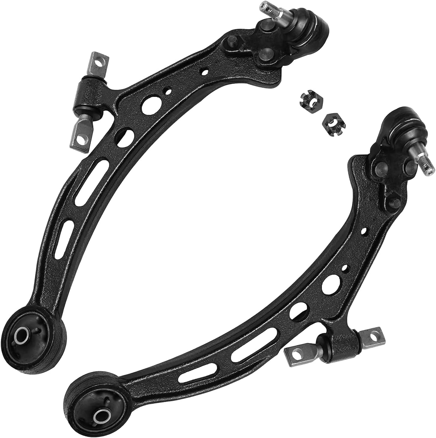 Front Lower Control Arm Ball Joints Tie Rods Sway Bars 10pc Set N250018