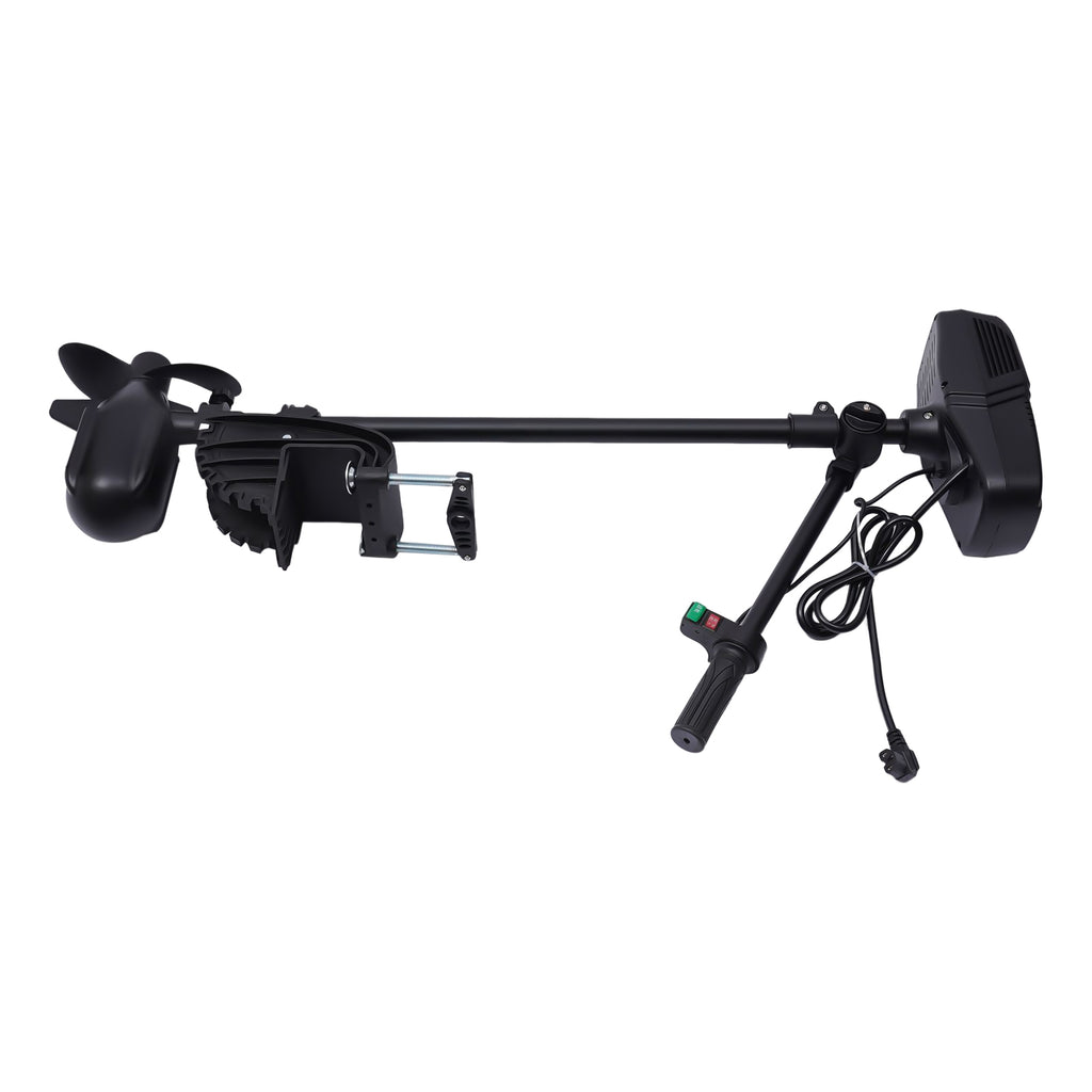 48V 1400W Electric Trolling Motor Outboard Motor Fishing Boat Engine LED Display 360° Rotatable Brushless Motor 2300RPM J640344
