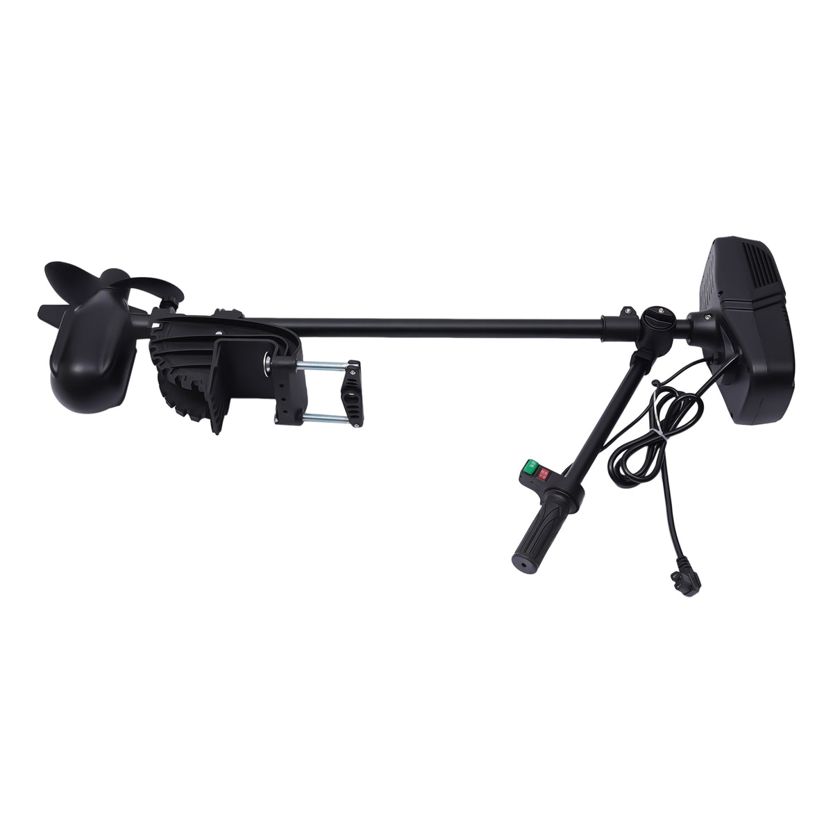 48V 1400W Electric Trolling Motor Outboard Motor Fishing Boat Engine LED Display 360° Rotatable Brushless Motor 2300RPM J640344