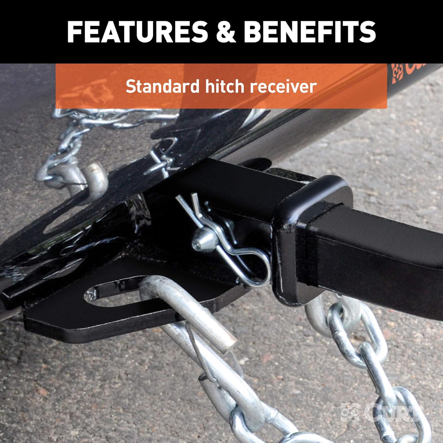 Class 1 Trailer Hitch with Ball Mount, 1-1/4-In Receiver F280965