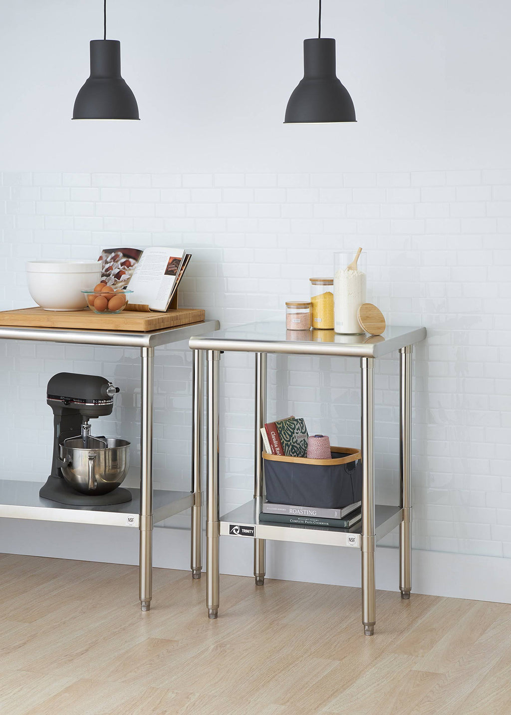 24x22 Stainless Steel Table J350