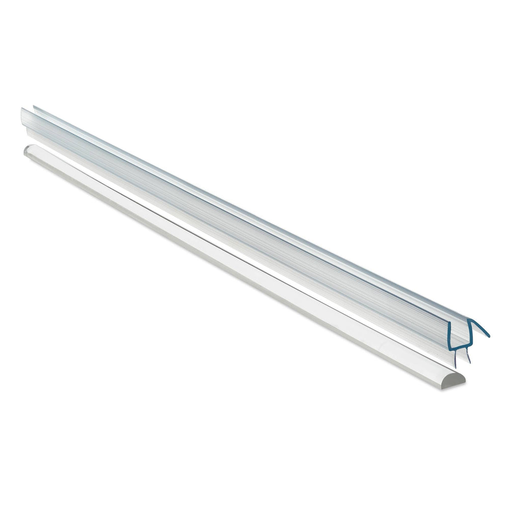 Brushed Nickel Frameless Hinged Shower Door T98222