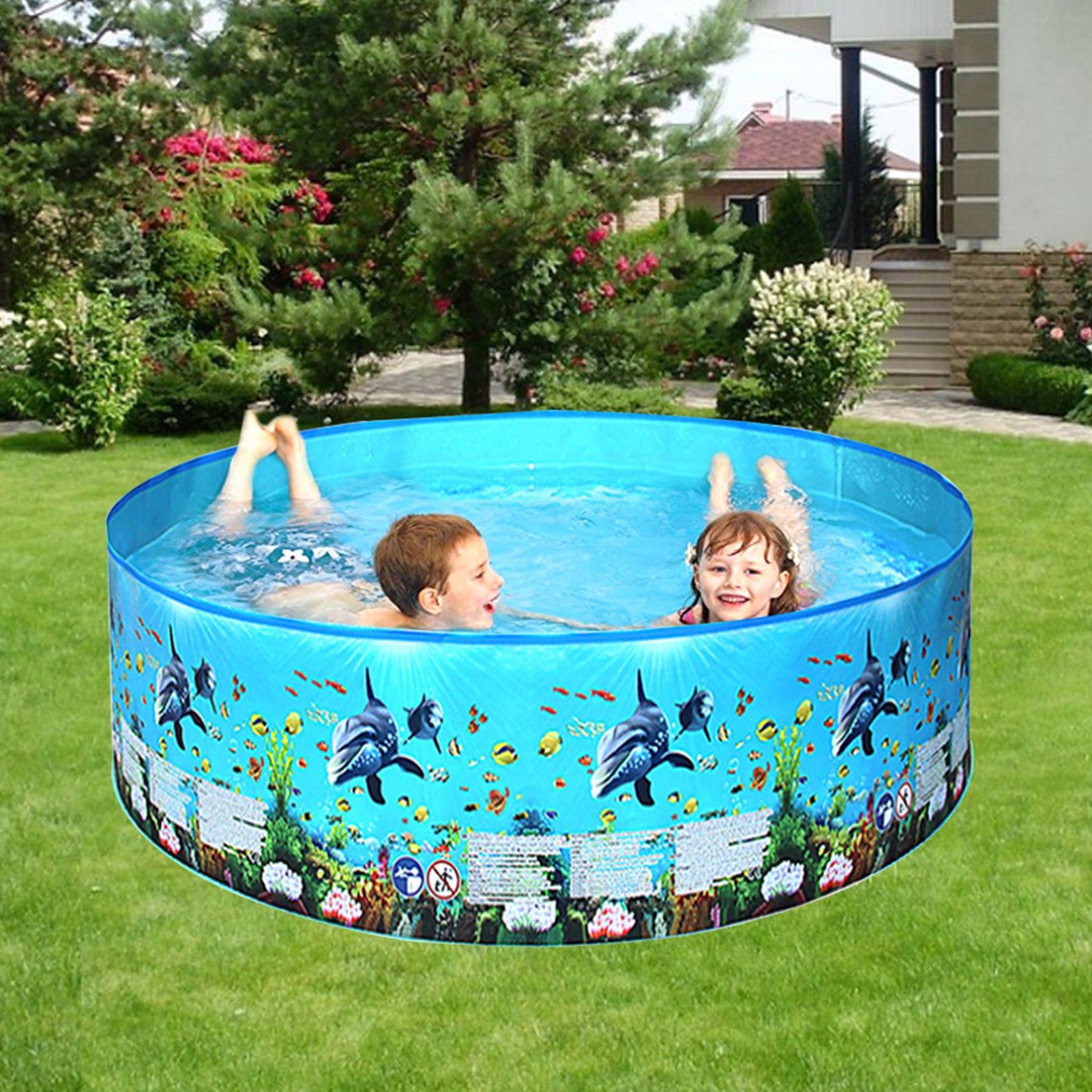 Inflatable Plastic Swimming Pool U472