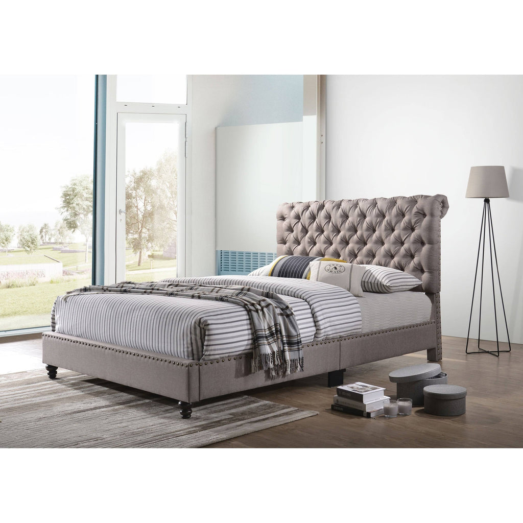 Tan King Bed F787974