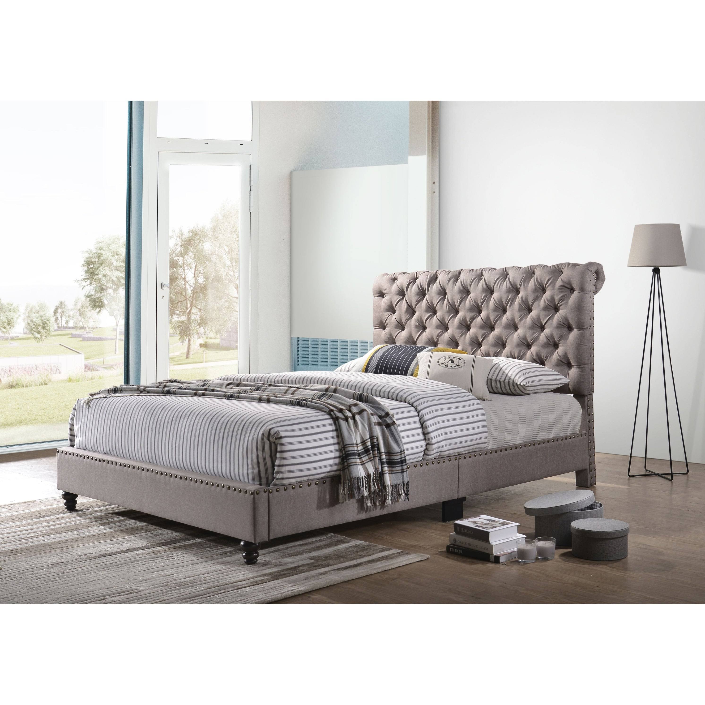Tan King Bed F787974
