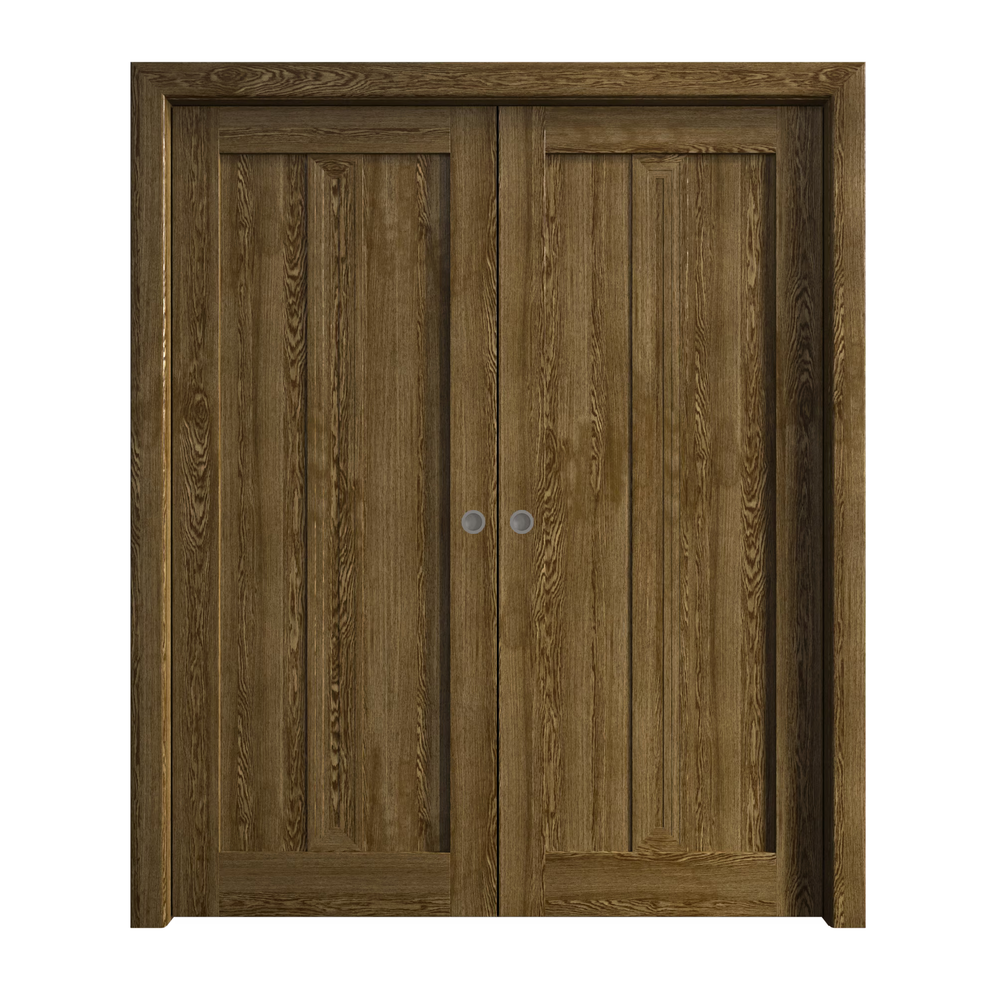 Solid Wood Interior Double Pocket Doors N989