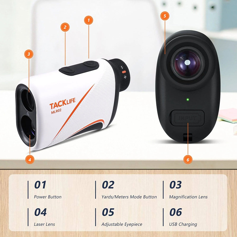 900 Yards Laser Rangefinder with 6X Magnification H779