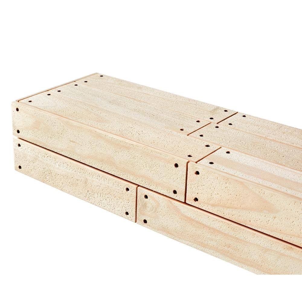 Unfinished 48x22 Shiplap Mantel Shelf F375