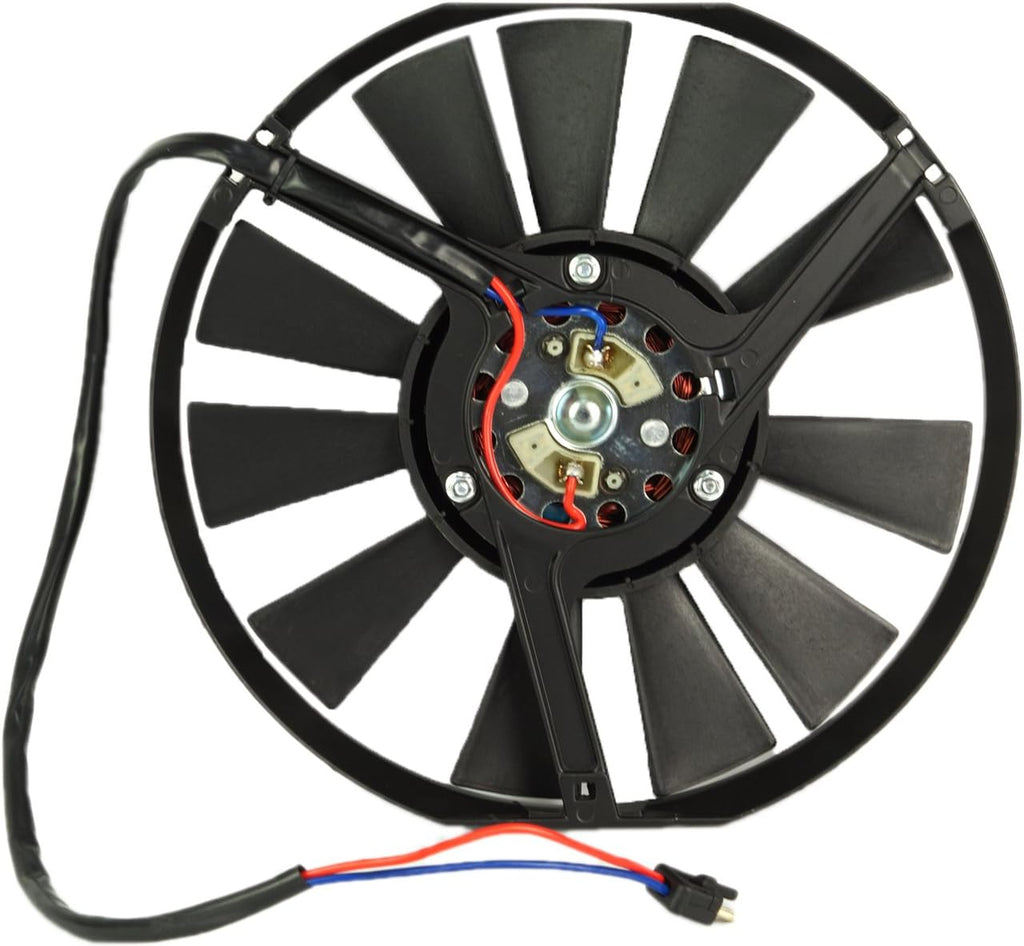 Radiator Auxiliary Cooling Fan Motor Assembly Pack of 2 A457