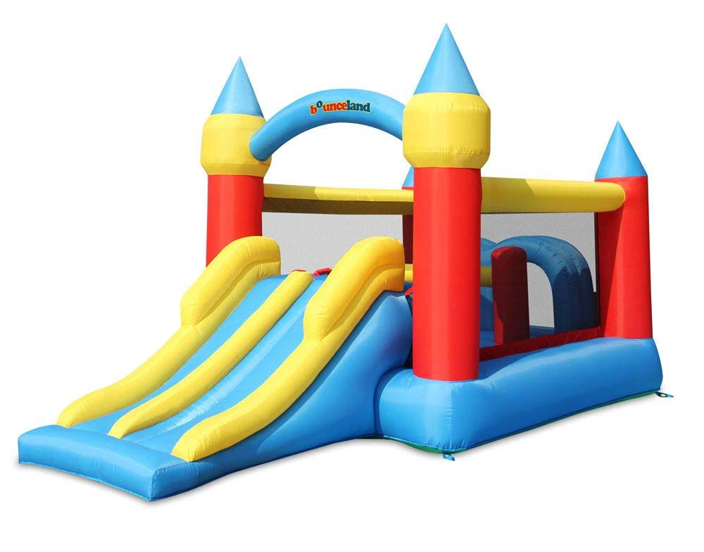 Red Inflatable Bounce House with Slide I934