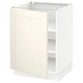White Base Cabinet with Shelves A865086