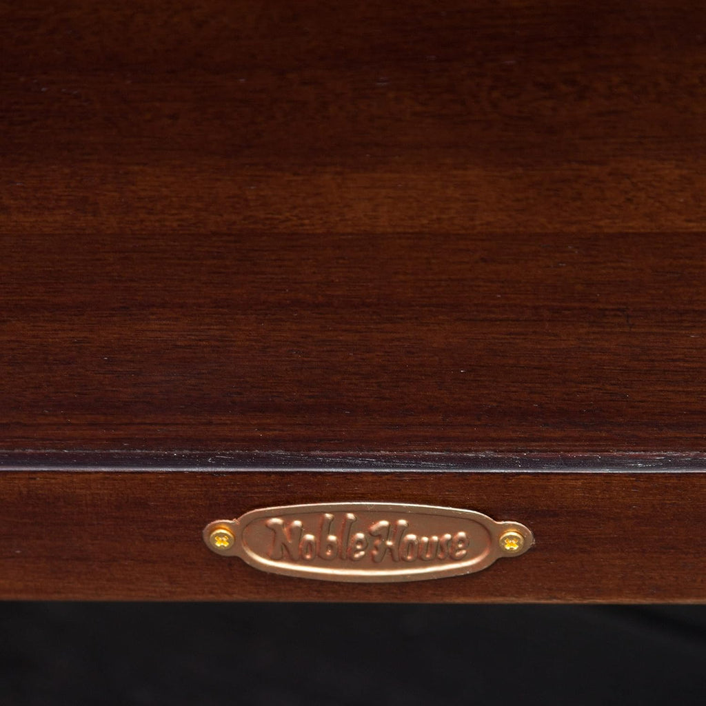 Brown Mahogany Acacia Wood Accent Table, Pack of 2 Q826