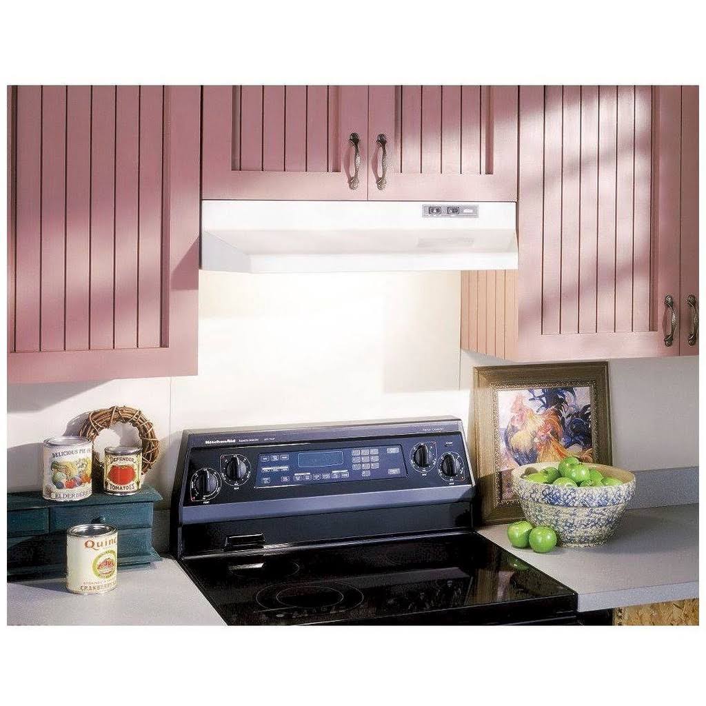 White 30-Inch Under-Cabinet Range Hood C6030