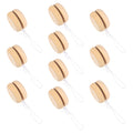 10 Pcs Unfinished Wood Yo-yo E895
