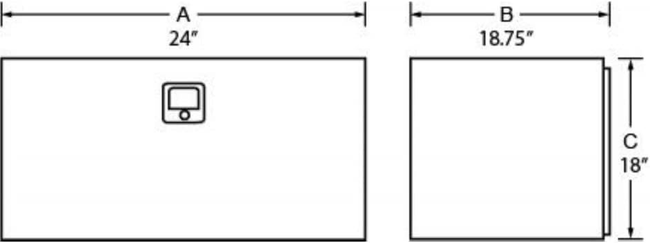 Underbody Box Steel Black J15979