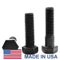 5/8 inch-11 x 9 1/2 inch Coarse Thread Grade 8 Hex Cap Screw Bolt Black Oxide Pk 5 L724228