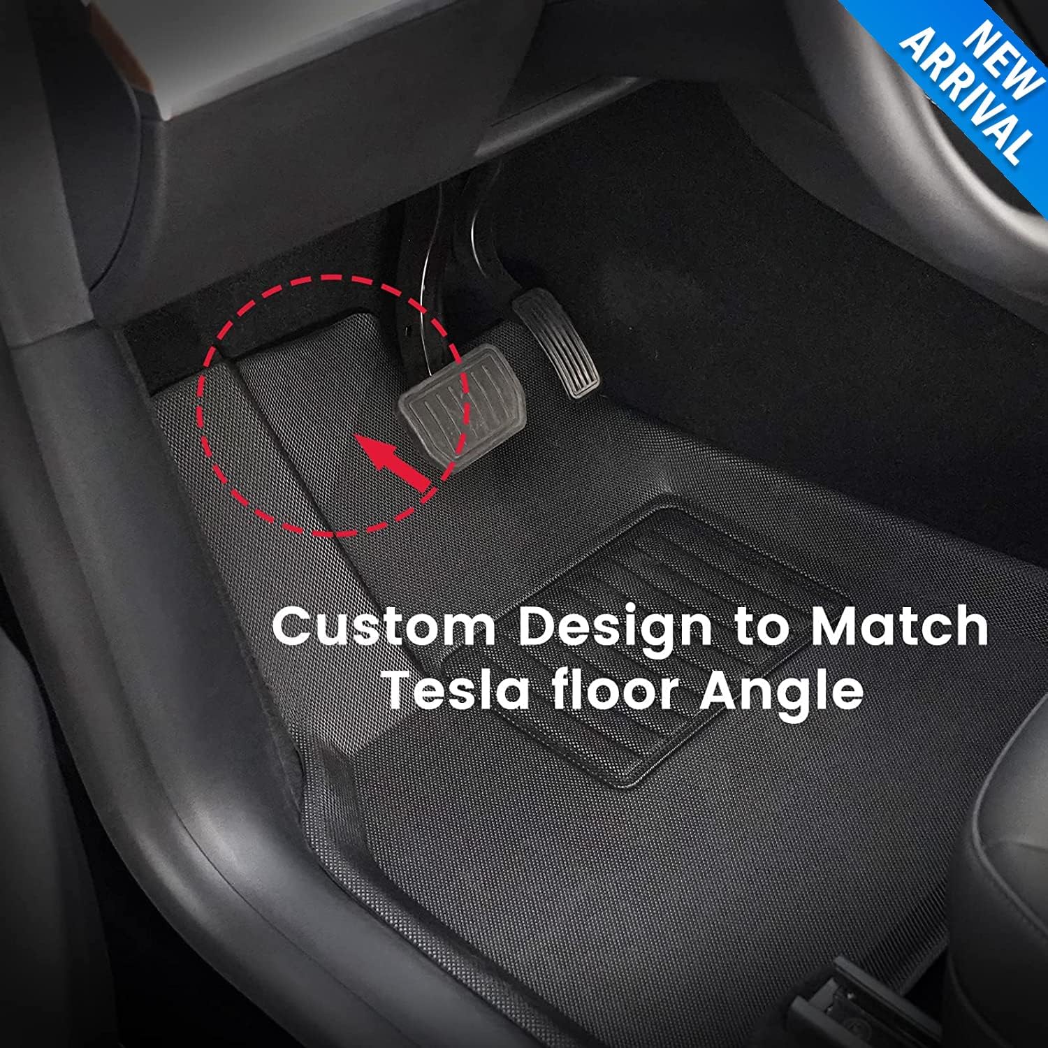 7 Seater Waterproof Floor Mats for Tesla Model Y Q2287
