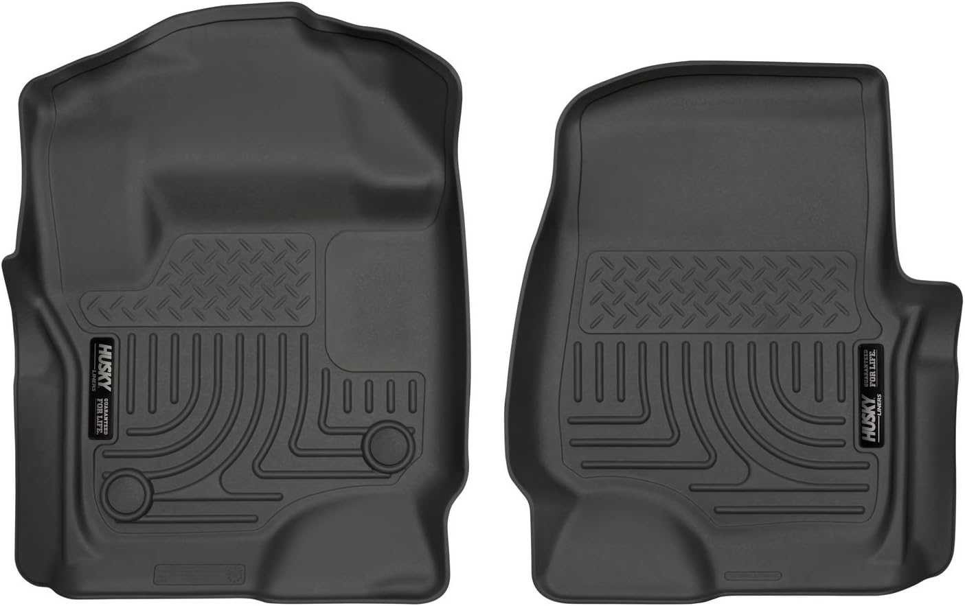 Black Front Floor Liners 2 Pcs P11742