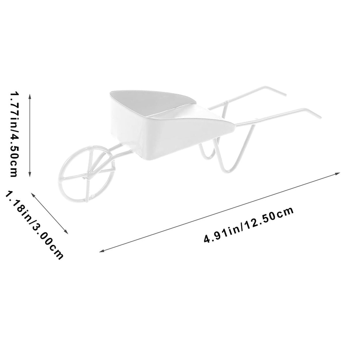 Mini Vintage Metal Wheelbarrow C20731