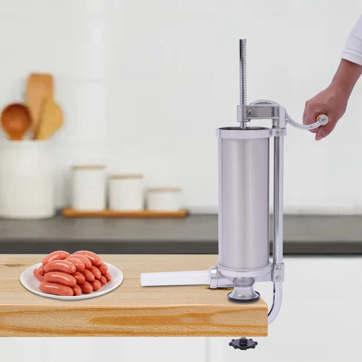 2.5L Stainless Steel Manual Sausage Stuffer F2674