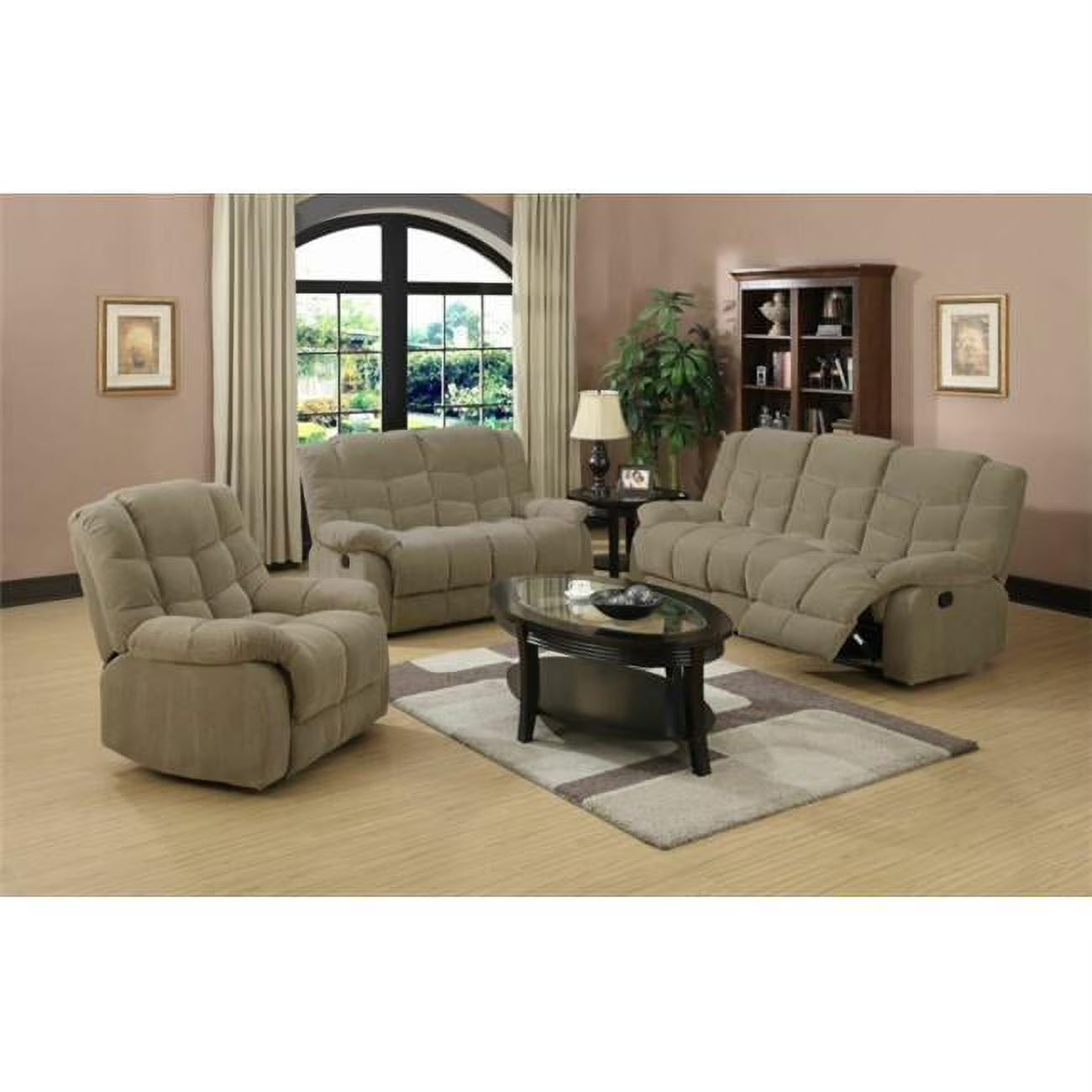 3 Piece Reclining Living Room Set R26616