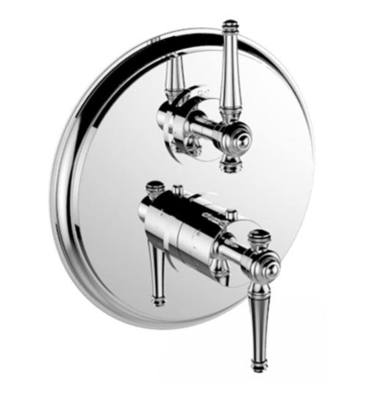 1/2x22 Thermostatic Trim with Volume Control and 2 Way Diverter O661