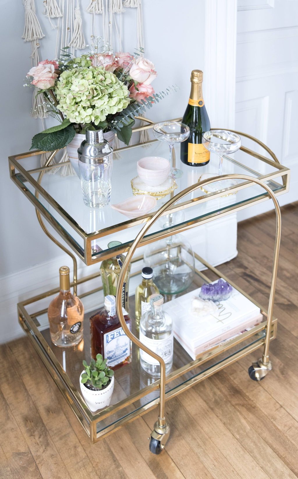 Gold Bar Cart V825915