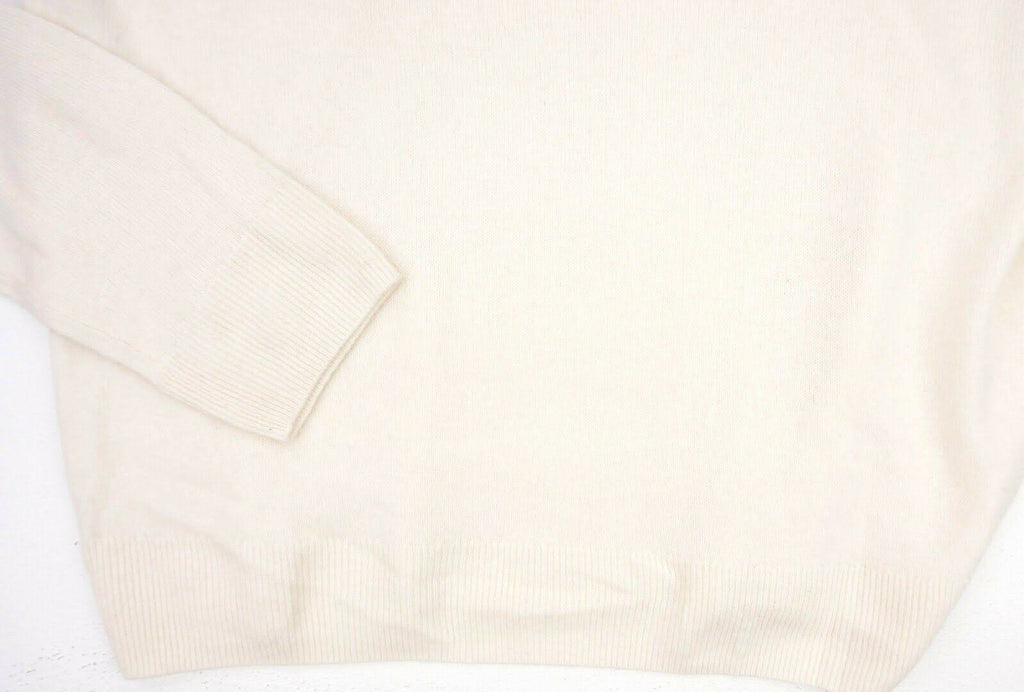 Ivory Cashmere V-Neck Sweater W277420