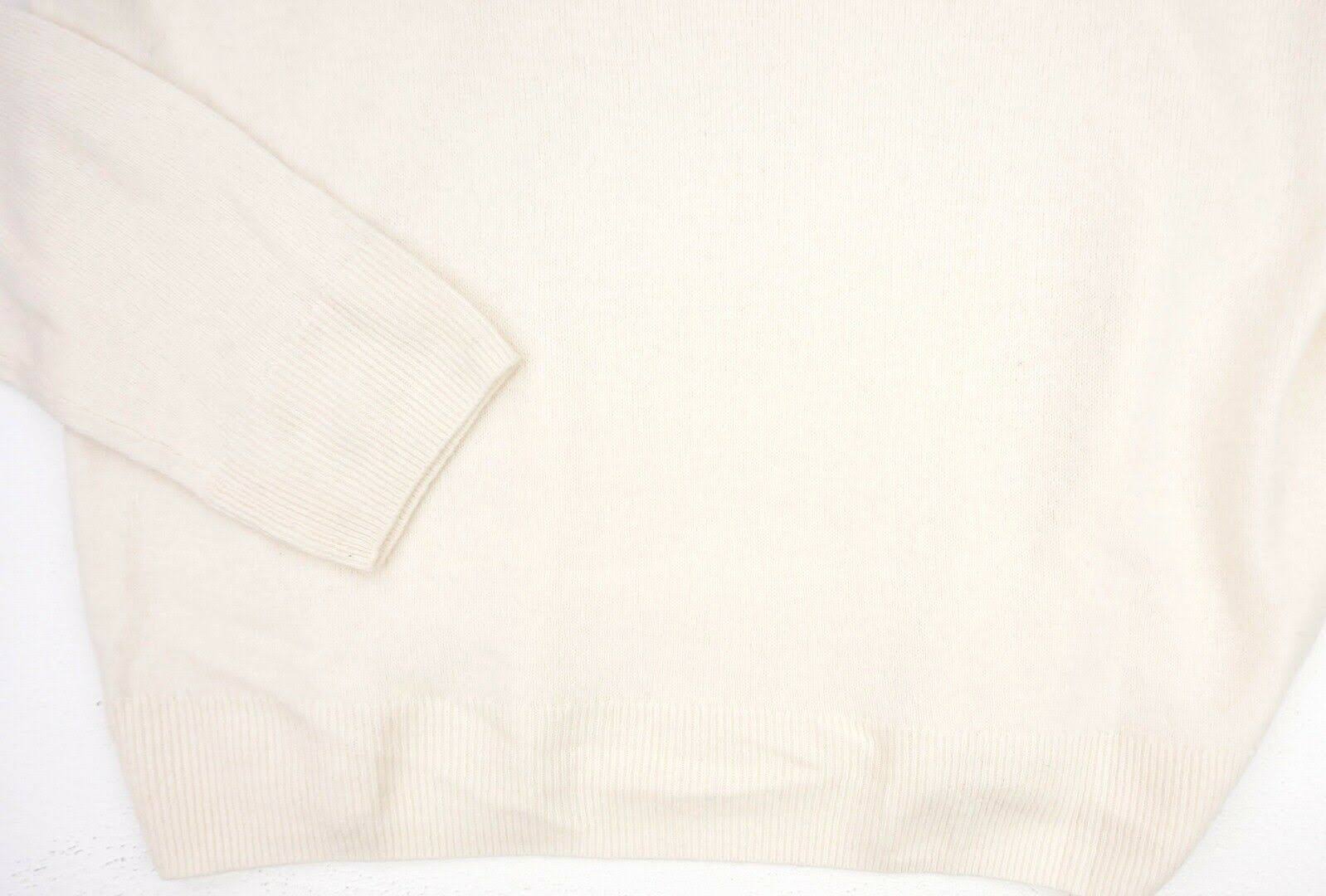 Ivory Cashmere V-Neck Sweater W277420