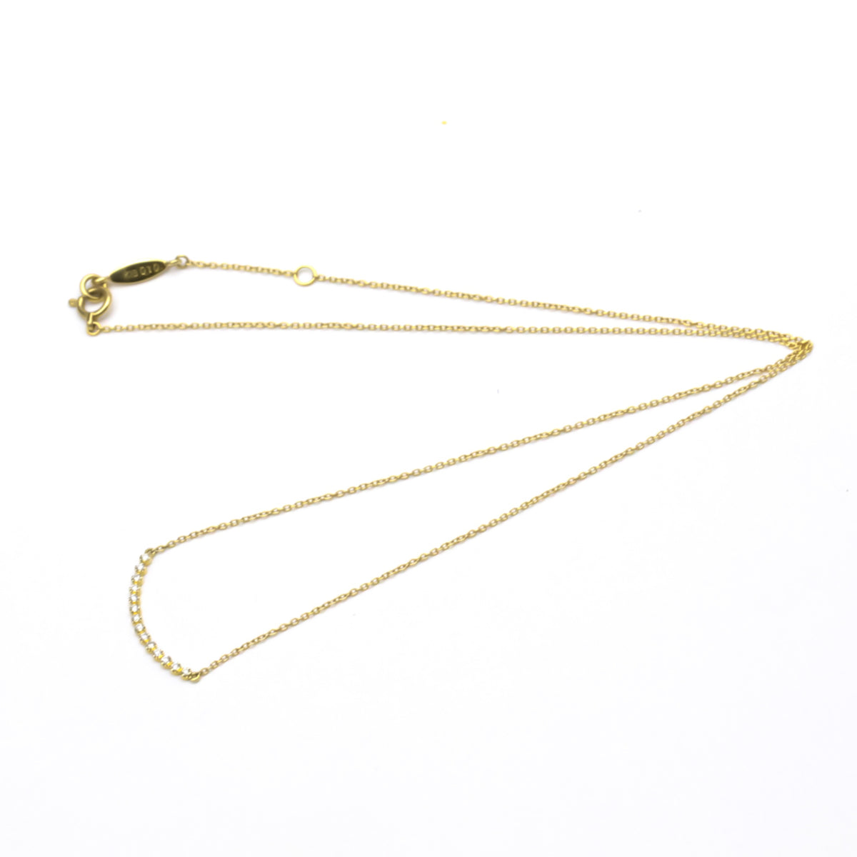 Yellow Gold Diamond Pendant Necklace T488451