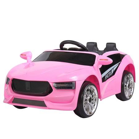 Pink Kids Ride on Racing Car D55971