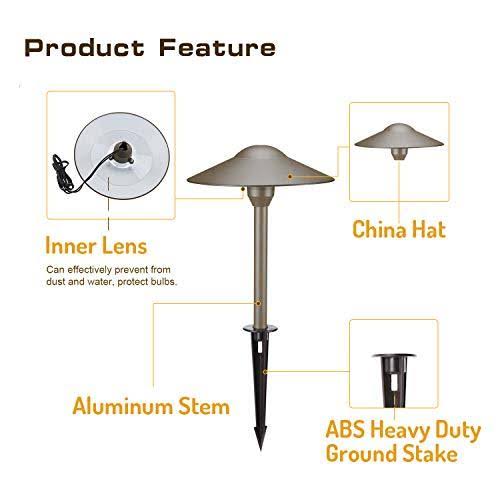 Cast-Aluminum Outdoor Path and Area Light H437176